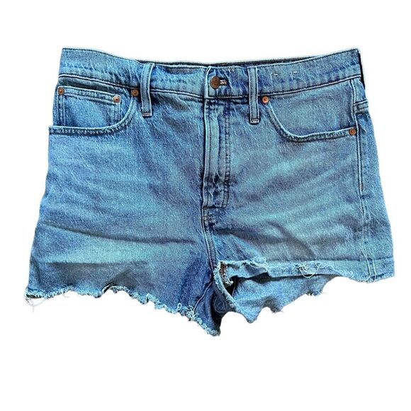 Madewell The Perfect Jean Short in Balsam Wash Tencel Denim Edition Womens sz 31 - Picture 2 of 11